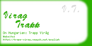 virag trapp business card